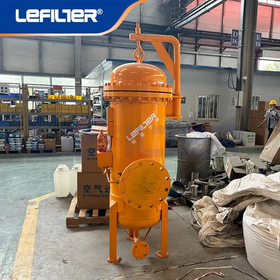  Natural Gas Filter for Degreasing and Oil Removal DN100 Gas Filter